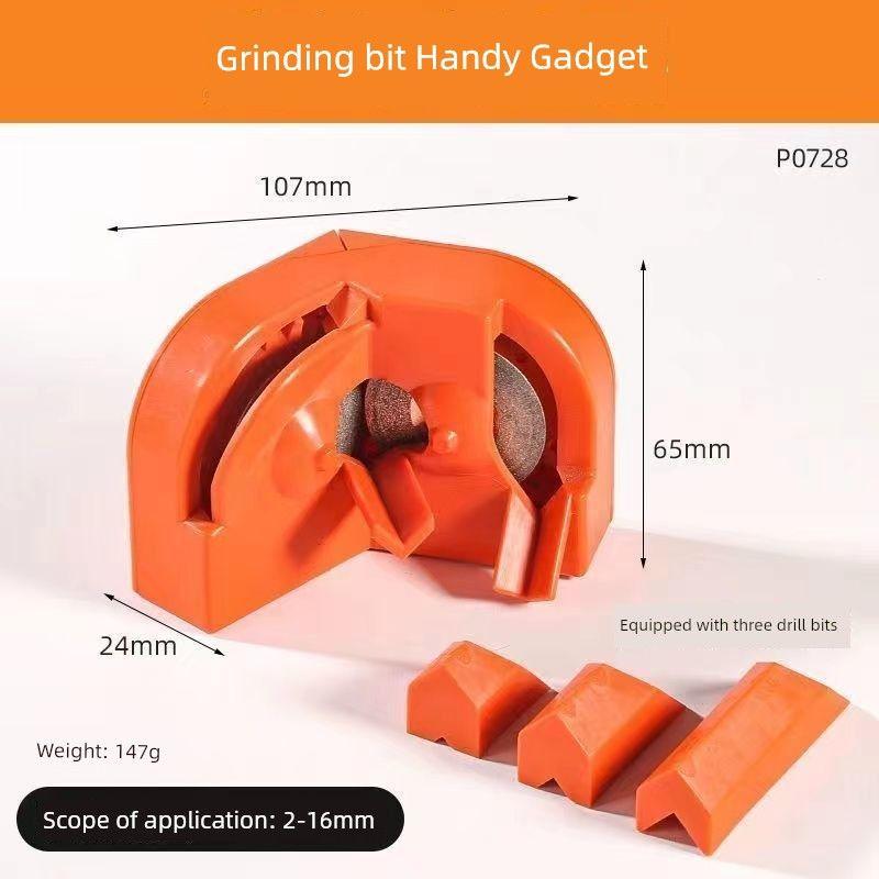 

New Arrival Grinding Bit Handy Gadget Multi-Functional Twist Drill Grinding Milling Cutter Kitchen Knife Portable Sander Grinder New drill bit repair Handy Gadget +3 drill bits