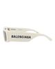 Balenciaga Sunglasses BB0260S 003 Women's White/Gray