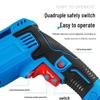 Multifunctional Electric Drill: Handheld 220V Hammer, Screwdriver, Pistol, and Wrench.