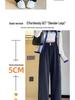 Plus Size High Waist Drapey Slimming Wide-Leg Pants for Women - Spring/Autumn 2024