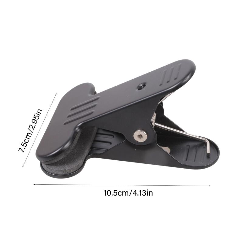 Heavy Duty Metal Clamp 1/4Thread Hole For Camera Monitors LED Lights Tripods Photography Studio Equipment Mount