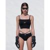Roupa íntima Fila Leey Layered Strap Bra Top Set Fi4itg1778fblk 