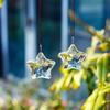 Yousheng 1/6Pcs Faux Crystal Star Suncatcher Decoration Indoor Outdoor Garden Window Wall Hanging Rainbow Maker Clear Five-pointed Star Ornament