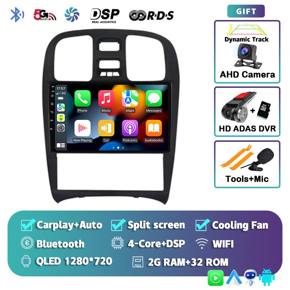 Android 14 DSP Car Radio Multimidia Video Player Navigation GPS For Hyundai Sonata EF 2001 - 2006 2007 2008 2009 2010 2011 2012