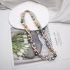 Elegant Double-Layer Pearl Magnetic Clasp Necklace for Women: Versatile, Fashionable Clavicle French Sweater Chain.
