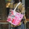 Available: Customizable Portable Woven Plastic Tote Bag with Logo and Color Printing - Ideal for Supermarket Shopping