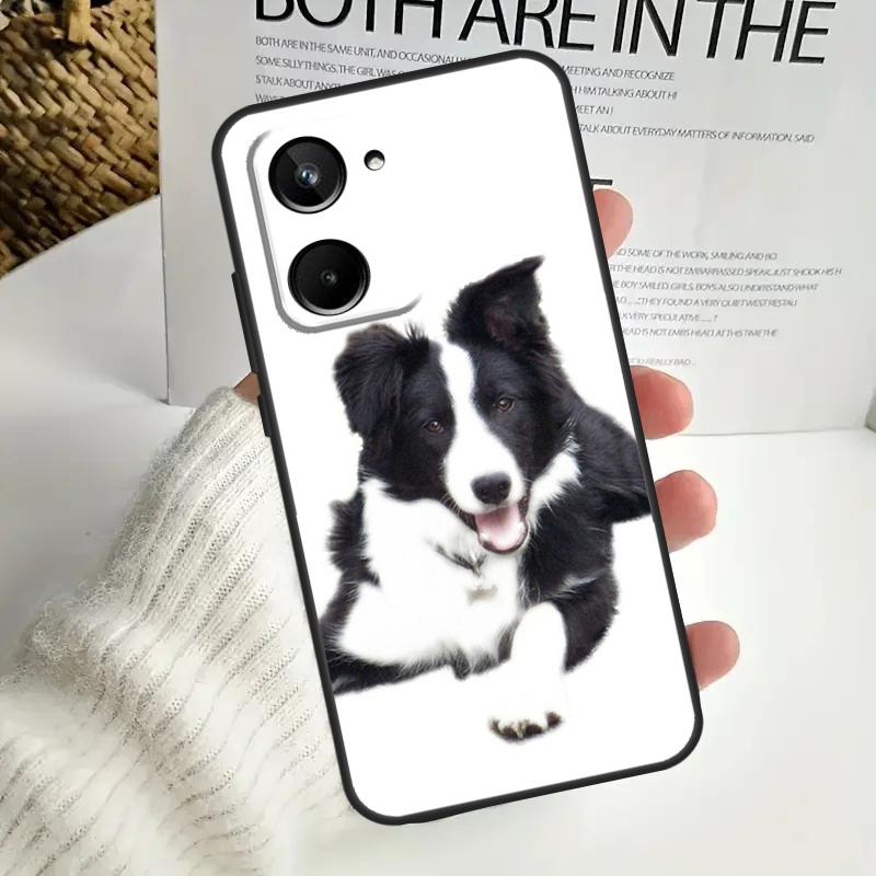 Border Collie Dog For Realme GT Neo 5 GT5 9 10 11 12 Pro Plus C30 C31 C33 C35 C25s C21Y C51 C55 C67 C53 Case