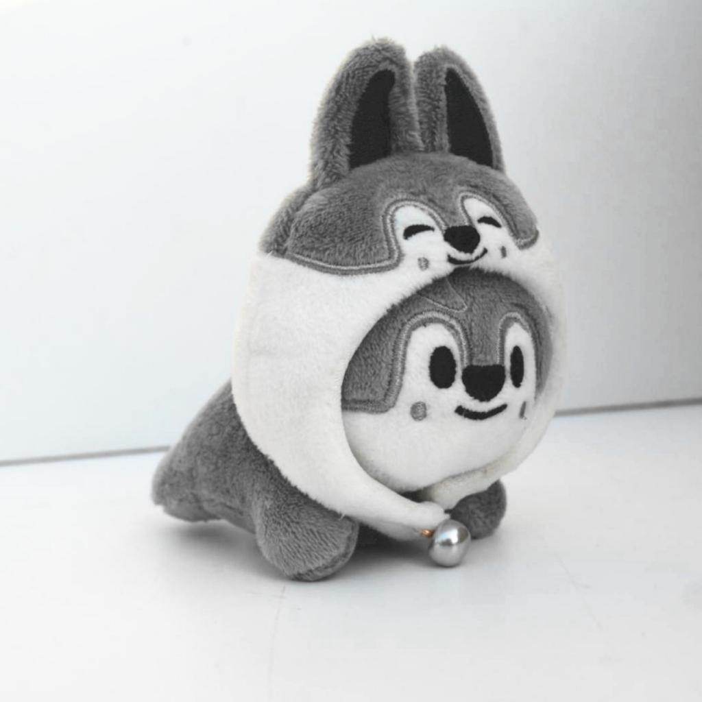Skz Dominate Plush Lying Doll Keyrings Bang Chan Felix With Hat Cute Pendant Kpop Idol Peripheral Birthday Present