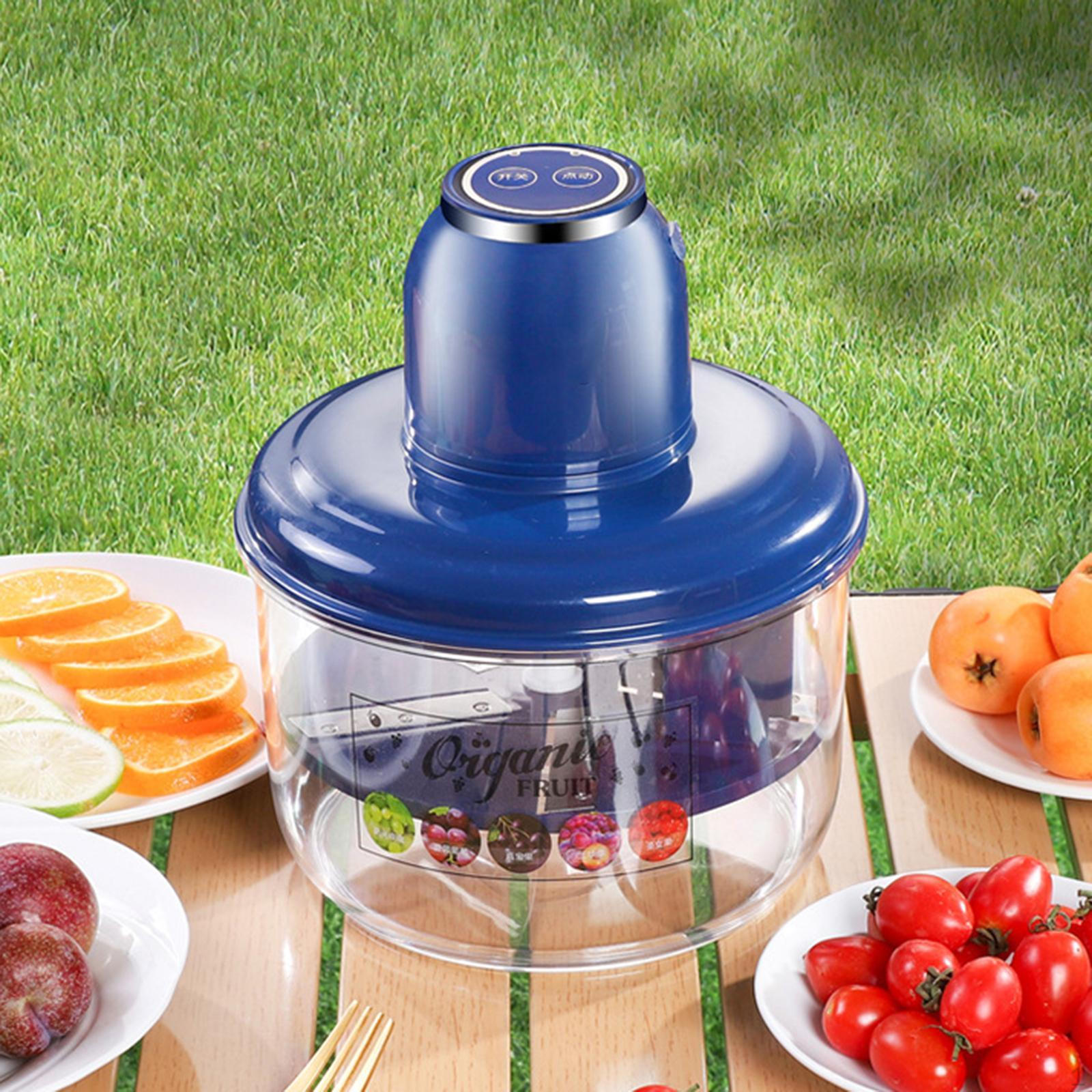 

Автоматический инструмент для чистки фруктов Креативные аксессуары Виноград USB Перезаряжаемый для кемпинга синий