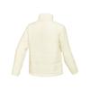 Skechers Warmth Resistant Durable Woven Hooded Jacket Soft Sport Comfortable Commuter Versatile Casual Set Women Outerwear Corn-White P125W013-01PJ