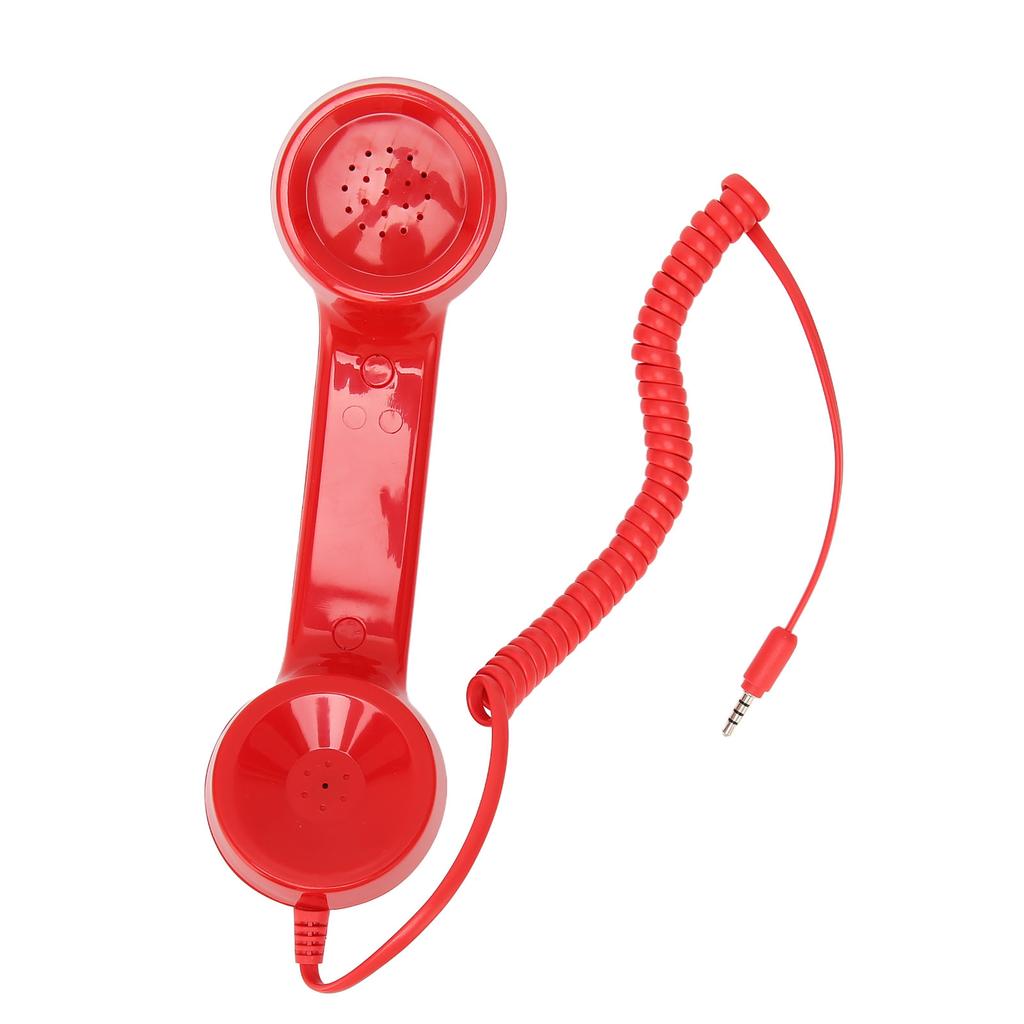 Retro Phone Handset Multifunction Radiation Proof Handheld Cell Phone Receiver for Mobile Phones Computers
