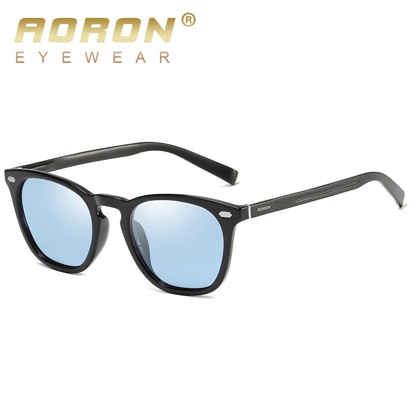 aoron Fashion TR Polarized Color-changing Sunglasses Aluminum Magnesium Sunglasses Night Vision Goggles