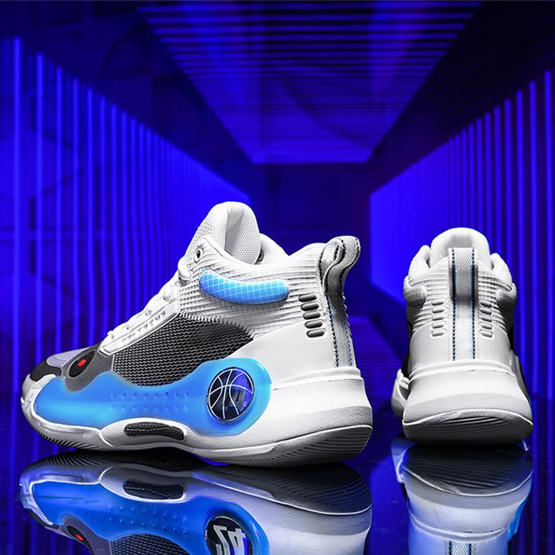 New Arrival Men's Basketball Shoes Cushioned Breathable Sneakers Comfortable Girl Non-Slip Training Sports Basketball Sneakers