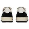 Autry Medalist Leather Canvas Logo Low-Top Fashion Sneakers Women sneakers Black White AULW-CB02