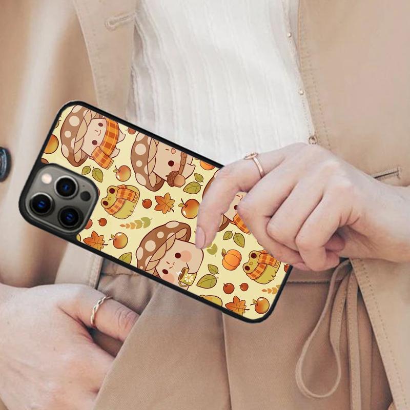 

mushroom frog Cartoon Magnetic Phone Case For APPLE iPhone 17 Air 16 14 13 12 Pro Max 15 Plus Wireless Charge With MagSafe Cover iPhone 13mini