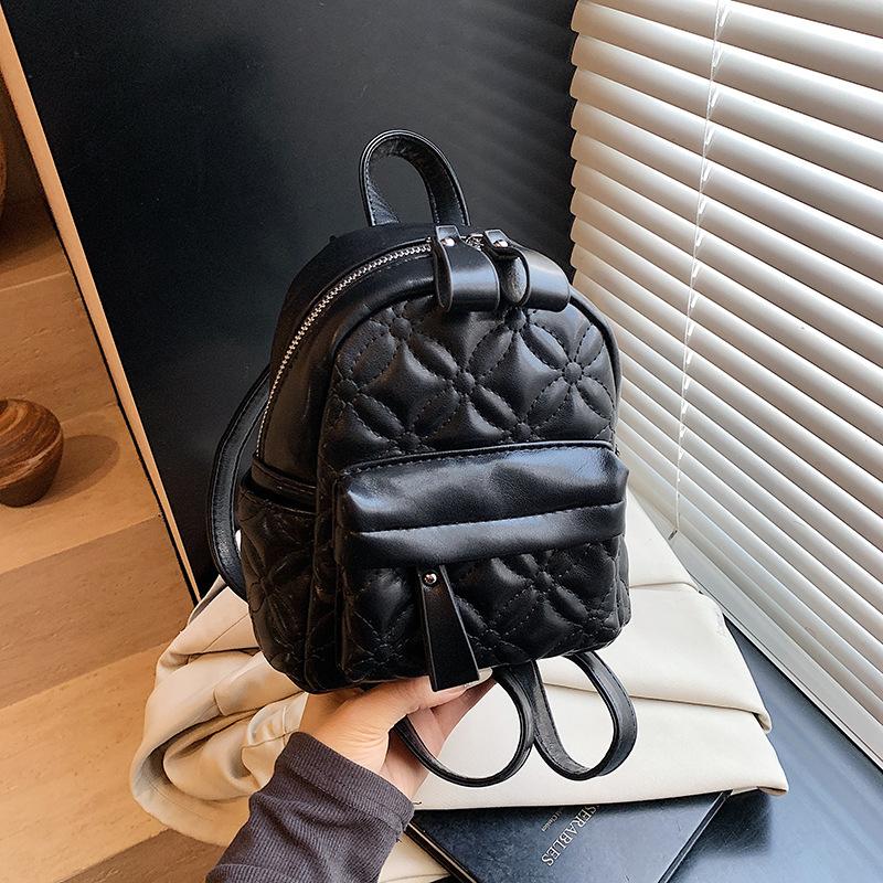 

Рюкзак премиум-класса, женский, модный, нишевый дизайн, новый, универсальный, трендовый, легкий, для путешествий, маленький чёрный