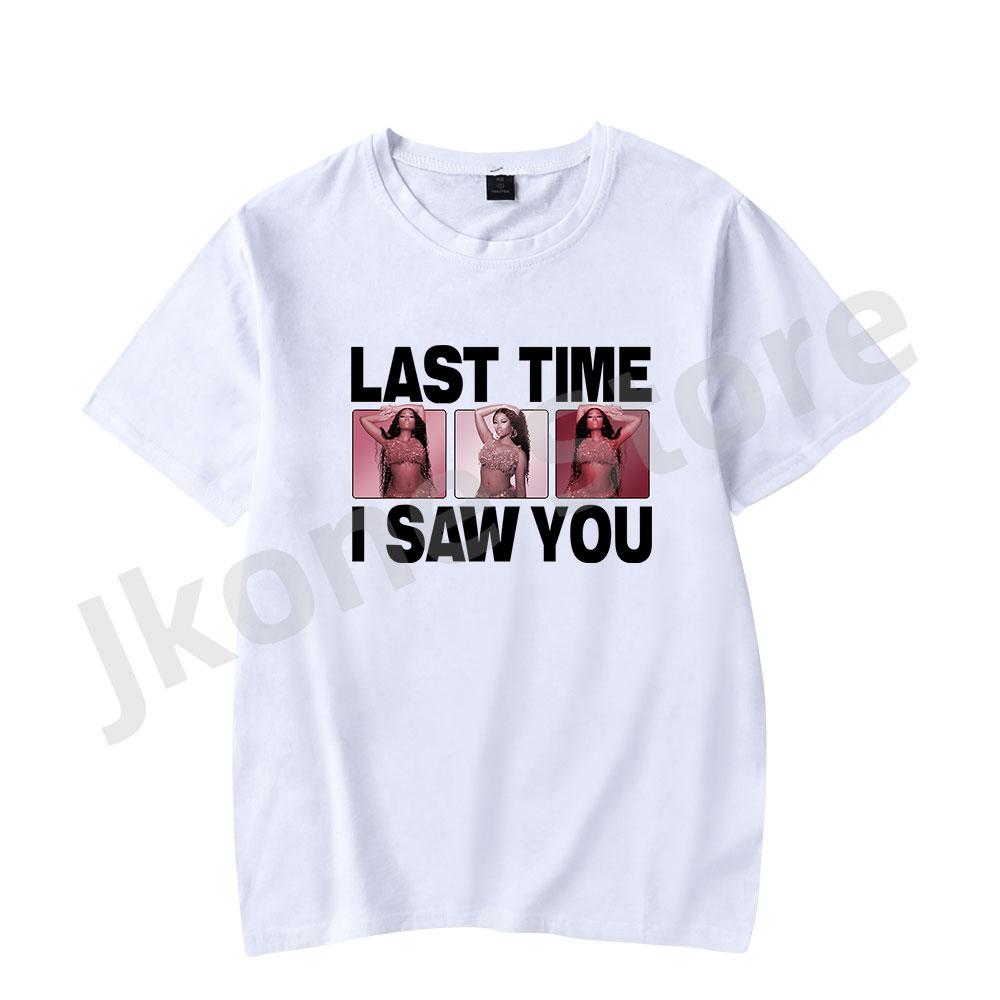 

Nicki Minaj Tshirts Last Time I Saw You Album Merch Print Summer Women Unisex Fashion Funny Casual HipHop Tee S