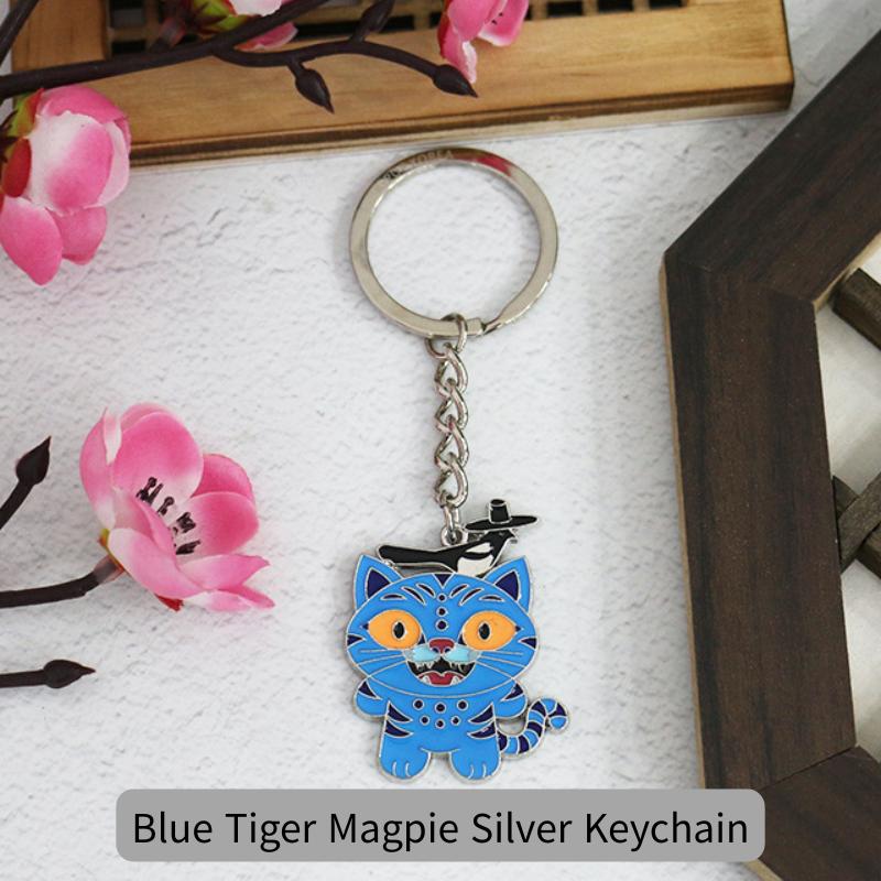 [K-PoP] Korean Traditional Keychain – Blue Tiger & Gat Collection
