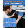 Wax Applicator Pads, 10 Pack Applicator Pad With Finger Pocket, Car Wax Applicator Pad, Foam Pads For Car Cleaning And Detail Polishing Pad
