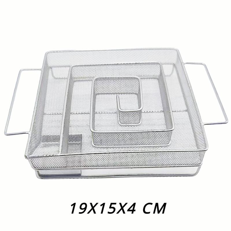 Stainless Steel Smoke Generator Portable Bbq Smoker Net Basket Circle Square Hexagon Shape Grill Prop For Charcoal Storage