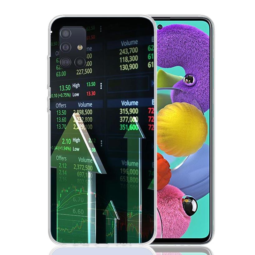 

Trade Investment Forex Stock Market Phone Case For Samsung Galaxy A52 A32 A22 A12 A02S A50S A30S A51 A31 AA71 Note 20 Ultra 10 S Samsung A30S