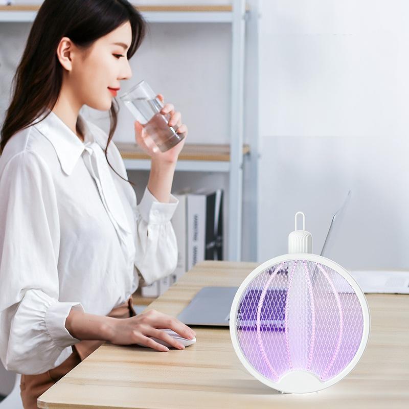 Foldable Electric Mosquito Swatter Killer Home Use Automatic Mosquito Attracting