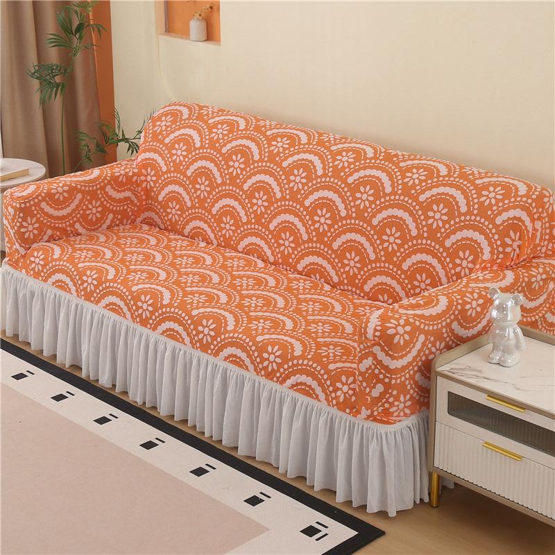 Knitted Jacquard Decorative Dustproof Sofa Cover Cover