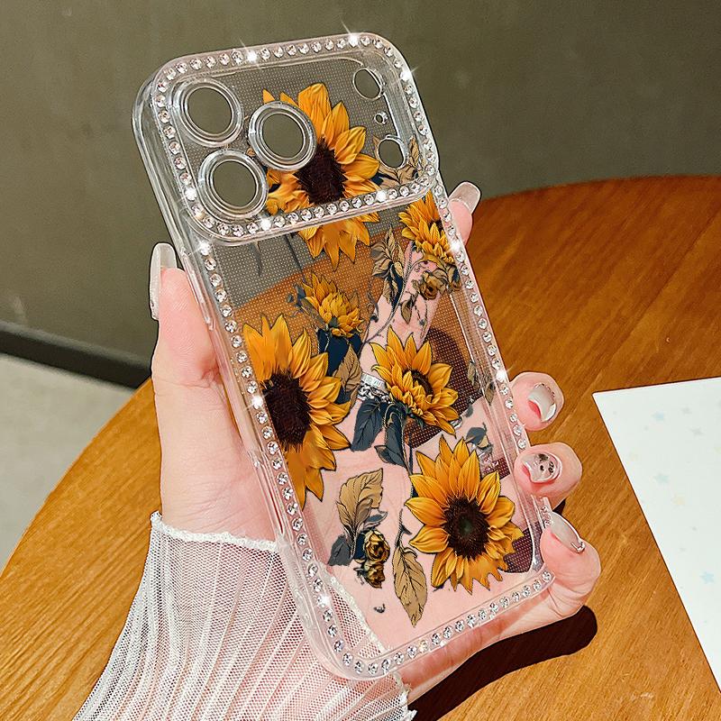 Creative Butterfly Pattern Phone Case For iPhone 17 Air 16e 16 14 15 13 17 Pro Max 15 16 Plus 17 Shockproof Bling Diamond Soft TPU Case Cover