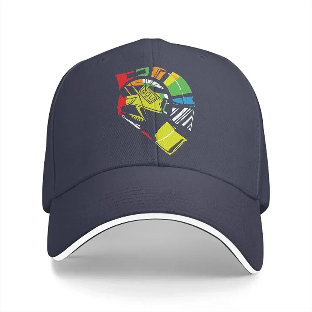Cool Moto Gp Rossi Solskyddskeps Solskydd Hip Hop-kepsar Cowboyhatt Kepsar med skärm