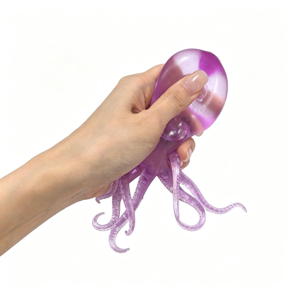 Trending Nee Doh Jellyfish & Cube Squish Toy Soft Jelly Squeeze Stress Relief Fidget Sensory Toy For & Adults