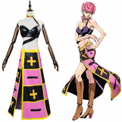 Cosplay kostým Trish Una z JoJo's Bizarre Adventure pro Anime Cosplay Akce