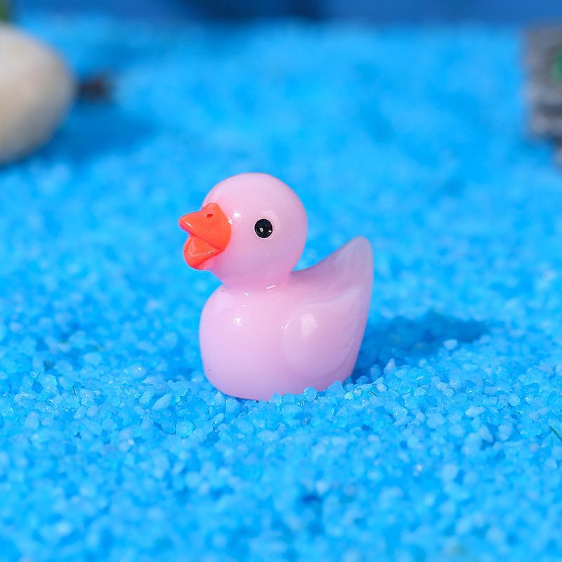 Miniature Yellow Duck Doll Accessories - Creative Micro Landscape Ornaments & Resin Pendant Crafts