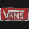 Vans Paint Short Sleeve Crew Neck Comfortable T-Shirt Men Tops VN000TKRBLK
