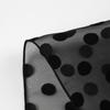 Eireve POLKA DOT ORGANZA SCARF (BLACK)