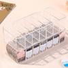 Hot Dustproof Contact Lenses Storage Box Rack Desktop Cable Storage Box Data Line Storage Container Desk Stationery Transparent