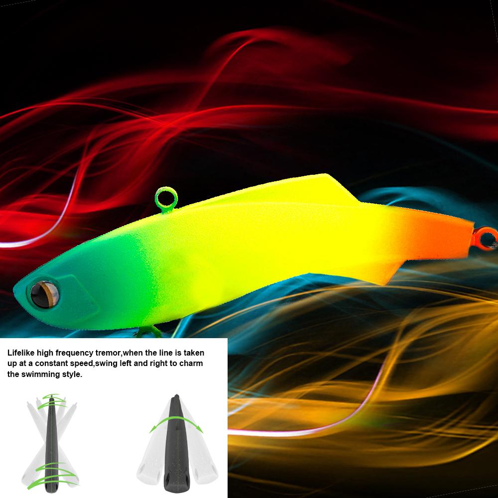 UV Luminous Effect Winter Bass VIB Fishing Lures 70mm/78mm/90mm Sinking Icsas Artificial Wobblers Ice Hard Bait For Pike