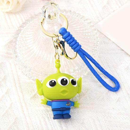 Keychain Pendant Cartoon Anime Character Charm Key Chain Waterproof Scratch-Resistant Key Holder