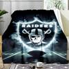 1 Stück Raiders Football Legacy Aufdruck Weiche Flanelldecke Überwurf für Schlafzimmer Wohnzimmer Sofa Camping Reise Fan Geschenke Weihnachtsgeschenke
