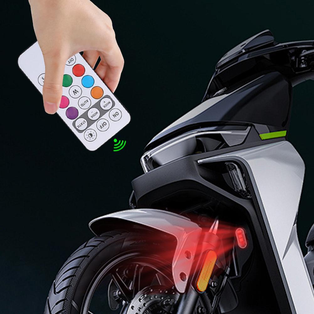 Wireless LED Strobe Lights IP65 Waterproof Car Decor Atmosphere Light Rechargeable for Car Drone Truck Motorcycle Aircraft Bike