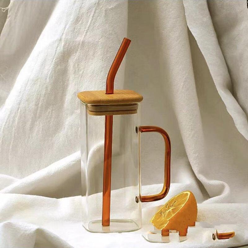 Shangqi Square High Boron Glass Cup Set