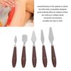 5 Pcs Wax Spatulas Multifunction Cake Icing Spatula Mixing Scraper For Decorating Baking