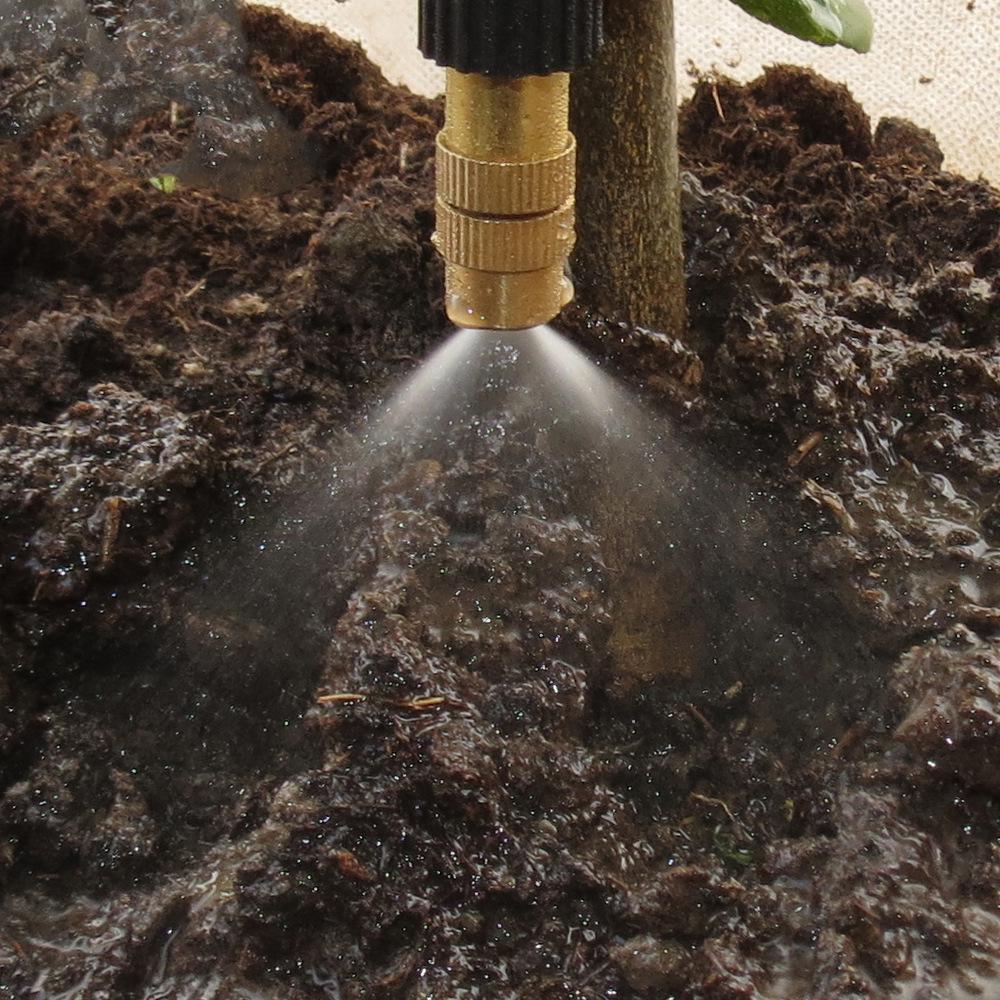 Set di Ugelli Atomizzatori Regolabili in Rame per Raffrescamento Giardino e Rimozione Polveri - Sistema di Irrigazione Automatica e a Goccia