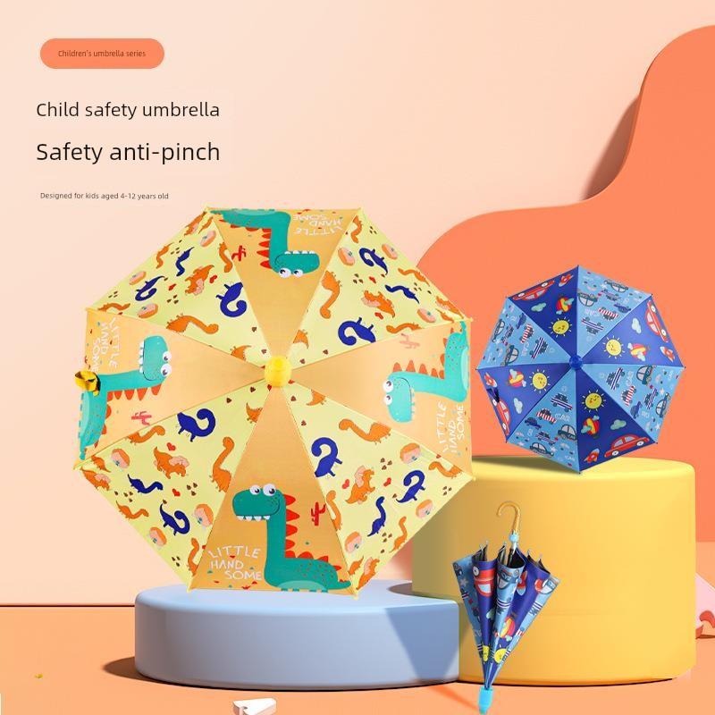 Children's Umbrellas for Boys and Girls, Elementary School Students, Kindergarten, Cute, Ultra-Light, Automatic, Safe, Can Be Printed with Logo