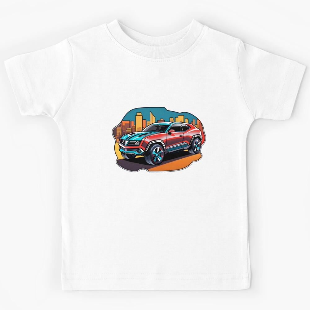 Cool Futuristic Electric Concept Car Kids T-Shirt 160