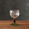 Trompete Hoher Stiel Glasbecher Hitzebeständiges Weinglas Saft- und Champagnerglas Haushaltsgebrauch Stilvoll Kreatives Geschenk