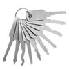 10pcs/set Wear-resistant Door Open Keys 10 In 1 Key Replacement Jiggler Keys  Car Repair Tool