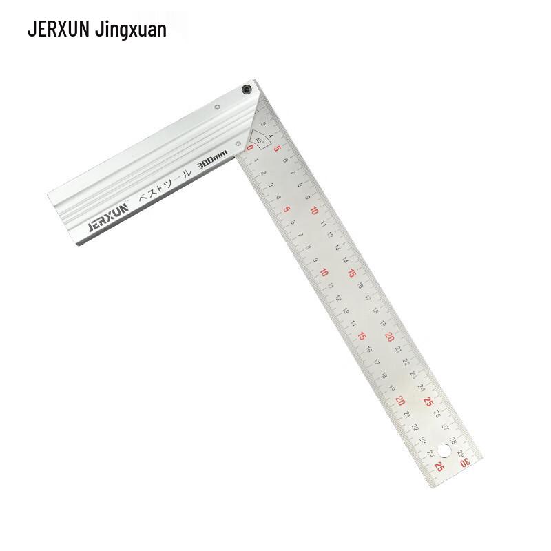 JERXUN Stainless Steel 90-Degree Right Angle Ruler