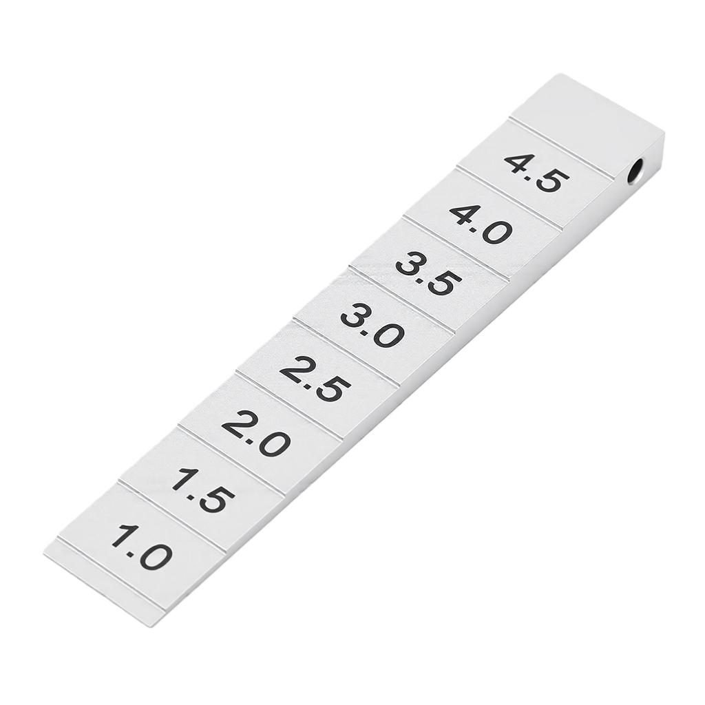 Stainless Steel Wedged Gauge Taper Gaps Step Feeler Measurement Tool for Construction Automotive Repair