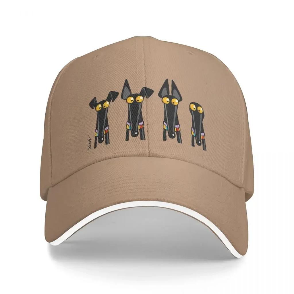Greyhound Semaphore Cap Fashion Casual Baseball Caps Adjustable Hat Summer Unisex Baseball Hats Customizable Polychromatic
