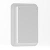Stylish Rectangle Mirror Cabinet, Recessed Medicine Cabinet, Metal Framed, Adjustable Shelves, Storage for Bathroom, Living Room and Bedroom, White